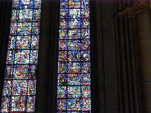サンテティエンヌ大聖堂のシャガールのステンドグラス 2L判 【お気に